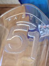 Lot PASTIS 51, 1 verre RARE et pichet bleu