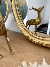 Ancien miroir doré 47X37 cm