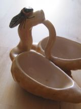 faïence sel poivre  Vallauris   cigale 