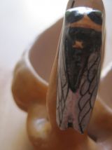 faïence sel poivre  Vallauris   cigale 