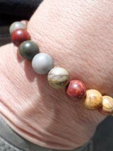 bracelet femme pierre Jaspe de Picasso 