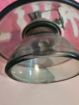 Isolateur électrique vintage haute tension verre