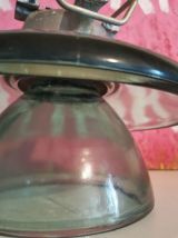 Isolateur électrique vintage haute tension verre