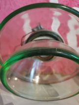 Isolateur électrique vintage haute tension verre