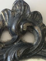 Miroir face à main en bronze XIXeme siècle 