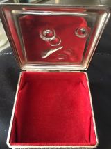 Coffret à bijoux laiton ou bronze des années 50