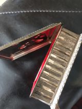 Coffret à bijoux laiton ou bronze des années 50