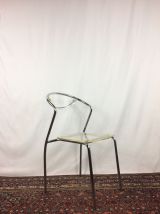 Paire de chaises en plexiglas 80s