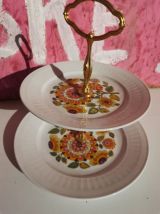 Présentoir gateau dessert vintage