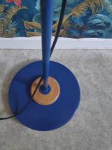 lampadaire 2 spots bleu vintage