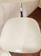 jolie chaise vintage 70 en bois et chrome