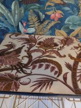 desserte range-vinyles vintage 4 étages structure métal doré