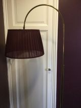 Lampadaire de sofa en laiton  réglage en hauteur 