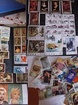 Beau lot de + de 1000 timbres philatélie France et tous pays