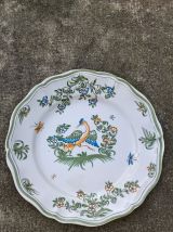 Plat décor "Vieux Moustier" St Clément