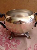 Sucrier et 1 Coquetier CHRISTOFLE  anciens en métal argenté