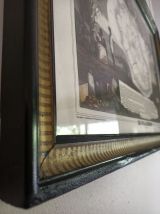 Cadre illustration Ile de La Réunion vintage