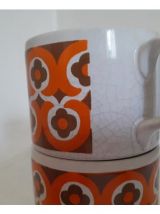 Lot de 4 tasses céramique anglaise