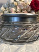 Bonbonnière en verre ciselé - Boîte/Pot -Vintage