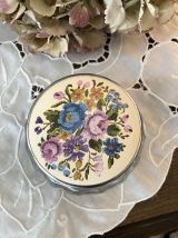 Bonbonnière en verre ciselé - Boîte/Pot -Vintage