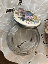 Bonbonnière en verre ciselé - Boîte/Pot -Vintage