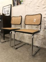 Paire de chaises en cannage