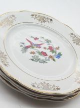 Lot de 6 assiettes Lunéville K&amp;G
