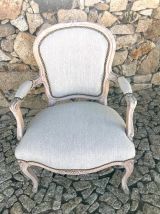 Fauteuil bergère Louis Philippe 1er