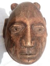 casque , masque africain 