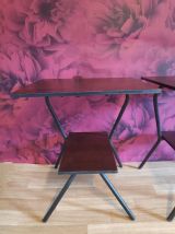 chevets en bois sombre des années 50