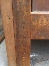 Bibliothèque secrétaire noyer et sapin xixe