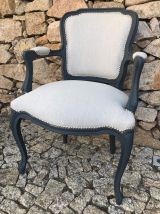 Fauteuil bergère Louis Philippe 1er 