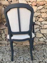 Fauteuil bergère Louis Philippe 1er 