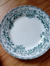 Lot de 6 assiettes dépareillées St Amand