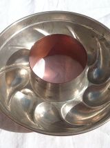  moule a gateau en cuivre étamé , vintage