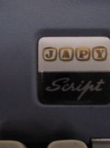 Machine à écrire JAPY Script