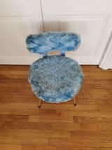 Chaise Pelfran bleue