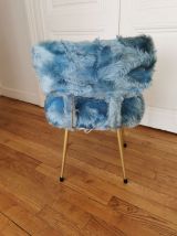 Chaise Pelfran bleue