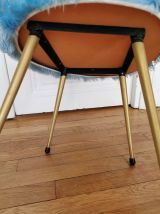 Chaise Pelfran bleue