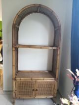 Bibliothèque en rotin