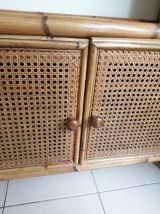 Bibliothèque en rotin