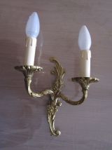 Appliques en laiton doré