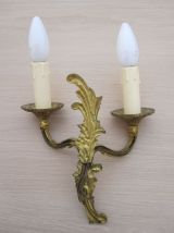 Appliques en laiton doré