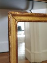 Miroir doré à la feuille d'or 