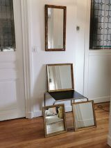 Miroir doré à la feuille d'or 