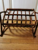 Porte revues en bambou et rotin