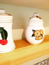 4 pots en céramique 