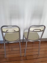 Lot de 2 chaises formica vintage