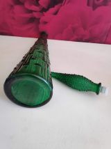 carafe italienne verte gouttes d'eau avec bouchon