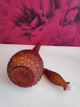 carafe empoli ambrée avec bouchon